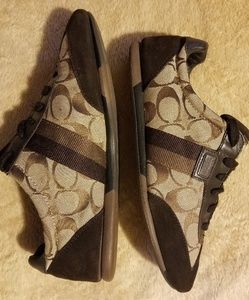 Brown Coach Sneakers (8.5)